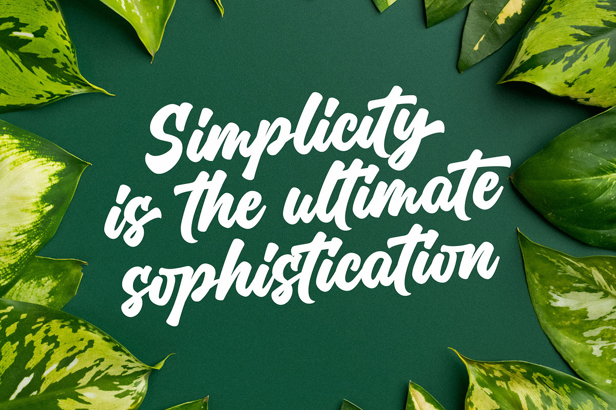 Million Orchids - Casual Handwritten, a Script Font by Four Lines Std. (Photo 6 of 10)