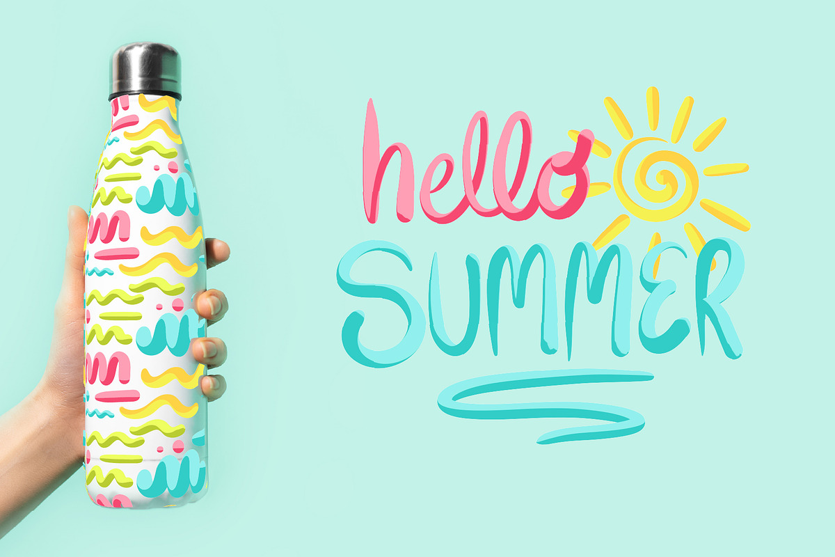 Bubbly Summer Graphic Elements, a Solid Icon by KT Art & Design (Photo 4 of 9)