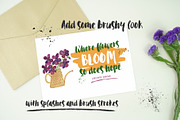 Florista Brushed Font Duo, a Script Font by Anna Ivanir (Thumbnail 3 of 12)