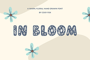 In Bloom Botanical Font, a Sans Serif Font by Cosy Fox (Thumbnail 1 of 7)