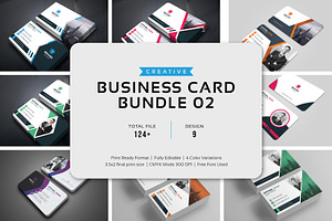 90% OFF Business Card Bundle 02, a Business Card Template by GFXCity
