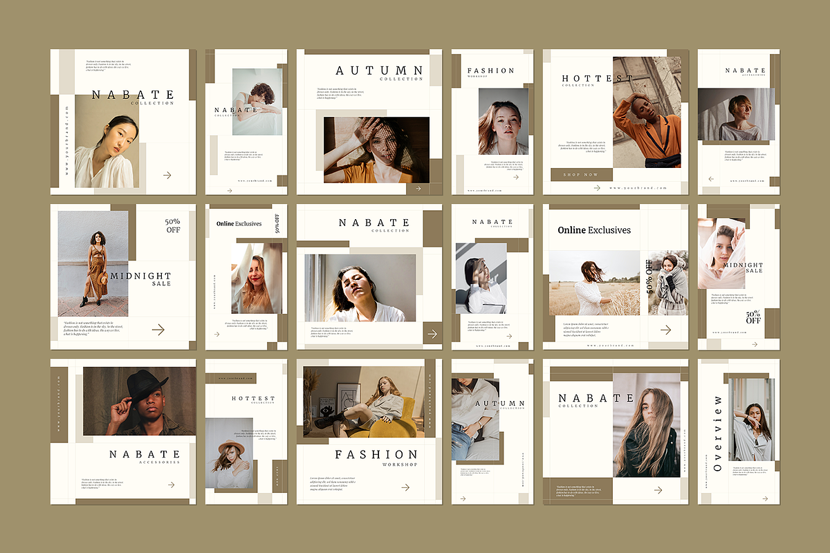 600 Minimalist Instagram Bundle, a Social Media Template by Creatchees.std (Photo 24 of 37)