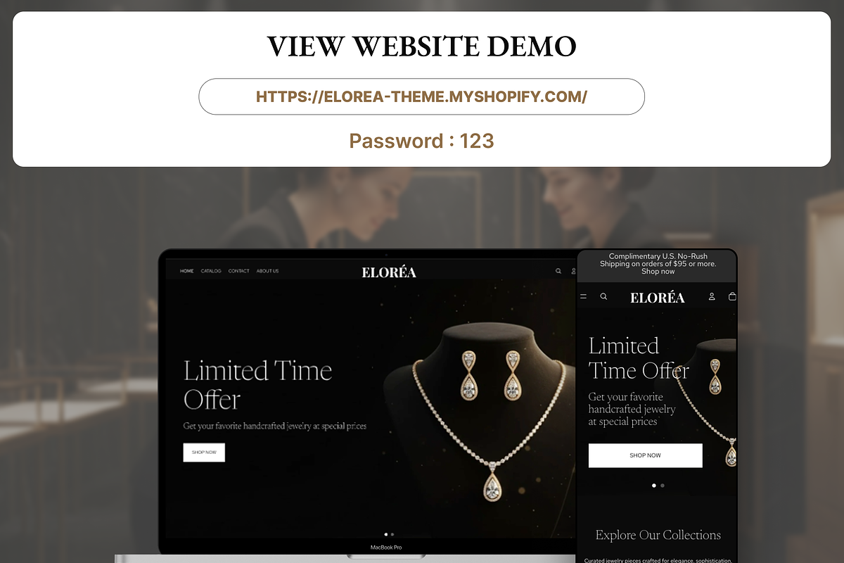The ELORÉA Gold Luxury Jewelry preview 2
