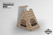 Triangle Food Box Packaging Mockup, a Packaging Mockup by INCDesign (Thumbnail 4 of 6)