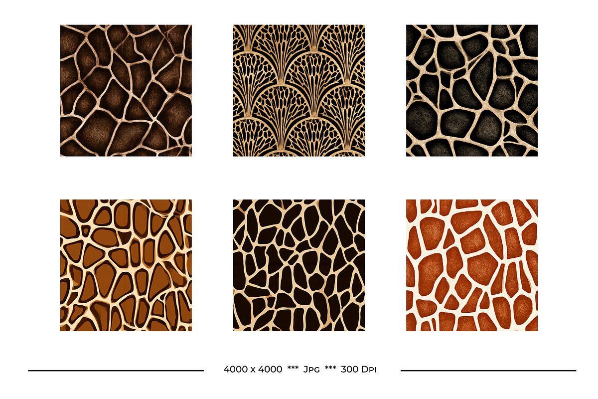 Giraffe Fur Animal Print Art Pattern, a Pattern Graphic by karenfoleyphoto (Photo 3 of 6)