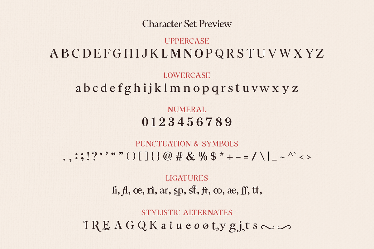 Aurenne Calloura – Elegant Editorial, a Serif Font by Creacy Studio (Photo 3 of 10)