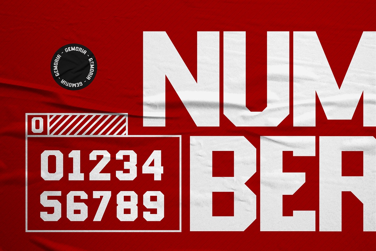 GEMORIA - SPORT FONT, a Slab Serif Font by Samtiv Studio (Photo 3 of 4)