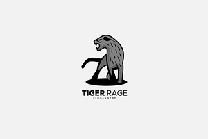 Tiger Design Mascot Logo Illustratio