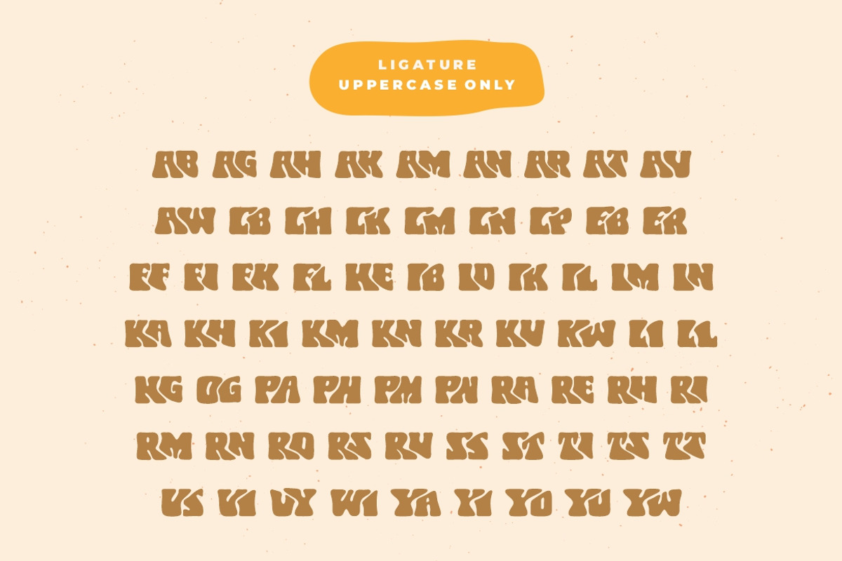 Fat Kat a Bold Retro Wavy font, a Font by HansCo Studio (Photo 9 of 10)