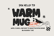 Warm Mug, a Handwritten Font by maghrib (Thumbnail 1 of 6)