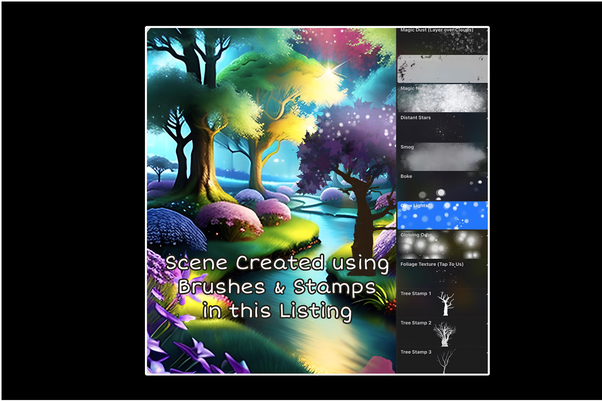 Enchanted Forest Digital Brush Kit, a Brush Add-On by Willow & Wheat (Photo 3 of 3)