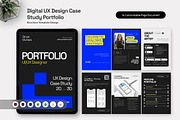 UX Case Study Portfolio Brochure, a Brochure Template by twinstd (Thumbnail 1 of 6)