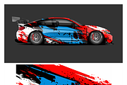 Dynamic Race Car Wrap Design, a Transportation Illustration by CarWrap design (Thumbnail 3 of 4)