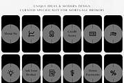 100 Mortgage Broker Highlight Covers, a Social Media Template by ZoaniDesign (Thumbnail 4 of 8)