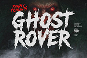 Ghost Rover - Horror Font, a Font by Ideal Eksis (Thumbnail 1 of 9)