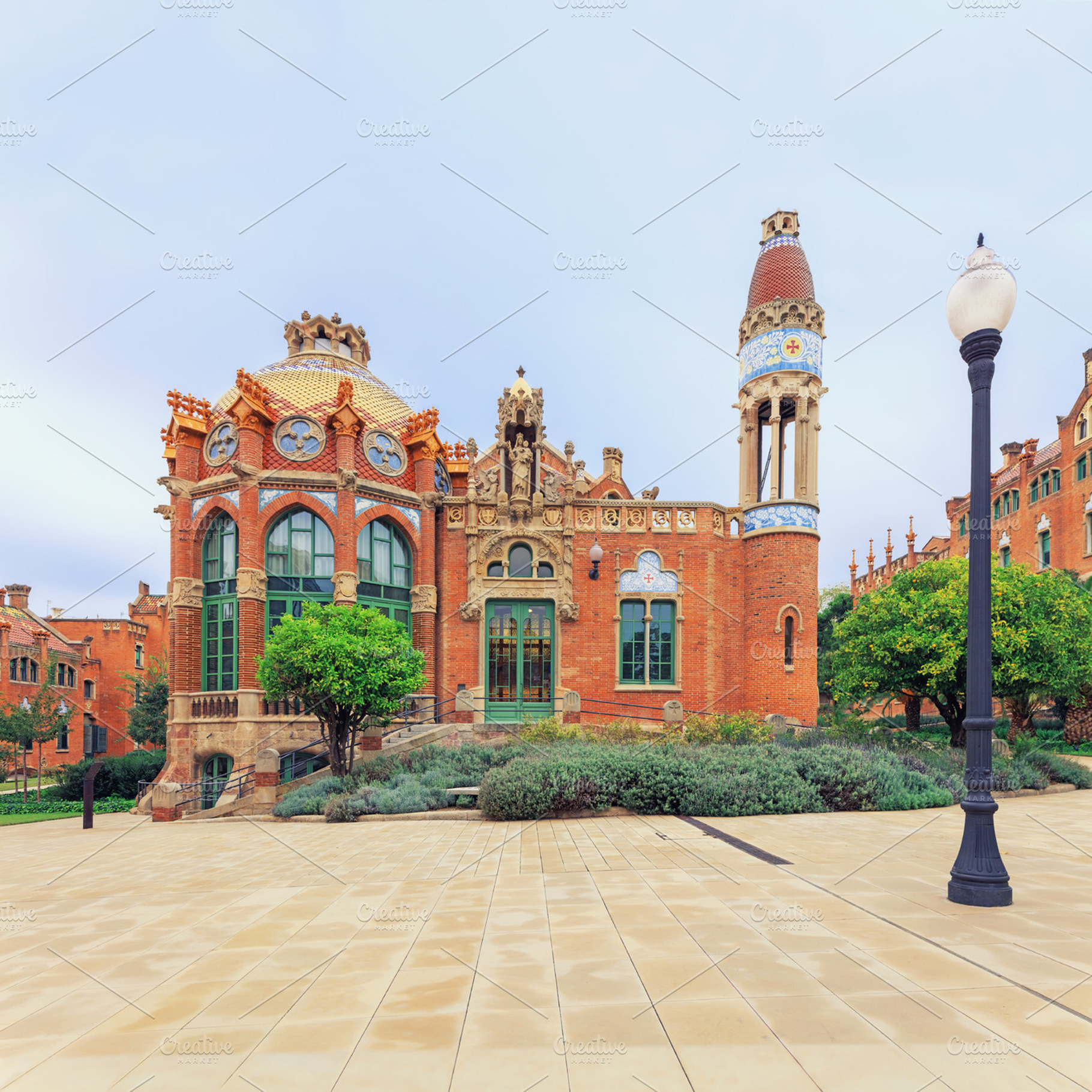 Landmarks of barcelona featuring barcelona, hospital, and art nouveau, an Architecture Photo by sweet spot