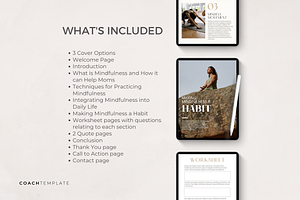 Mindfulness For Moms Ebook Template