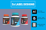 Immunity Plus: Supplement Label, a Templates & Theme by Design Fusion (Thumbnail 1 of 4)