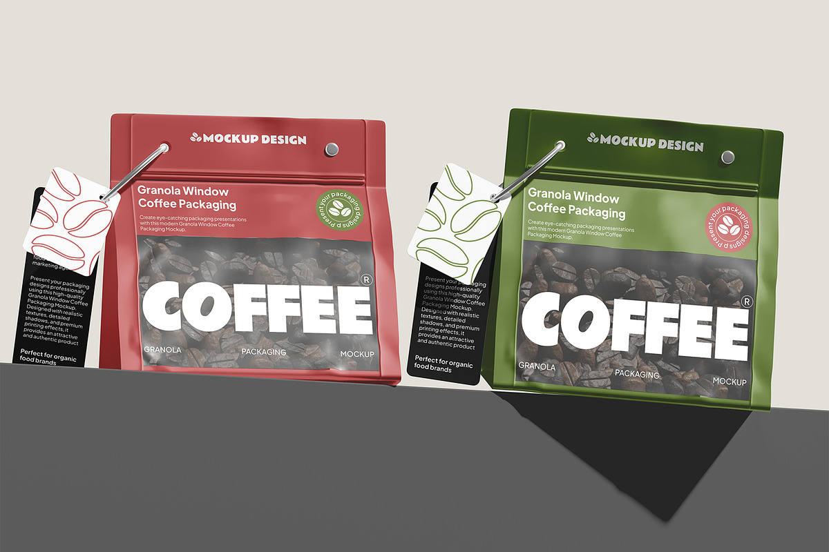 Granola Coffee Packaging Mockup, a Cups & Container Mockup by Permadi Creative (Photo 5 of 5)