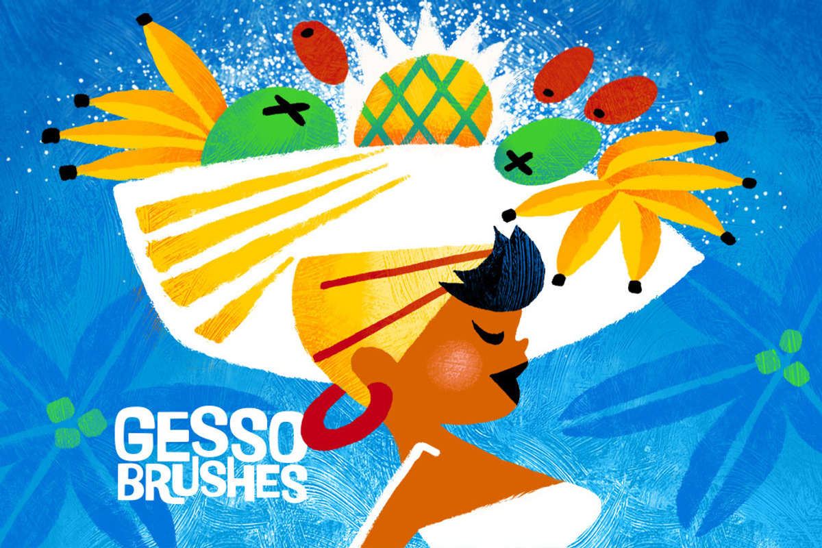 Photoshop Gesso Brushes, a Brush Add-On by WoodardWorks (Photo 3 of 5)