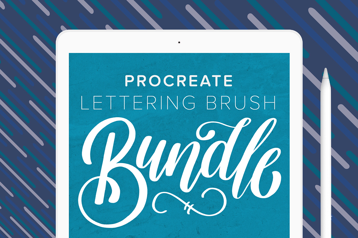 Procreate Lettering Faves Bundle, a Brush Add-On by Sasha Hickson (Photo 1 of 5)