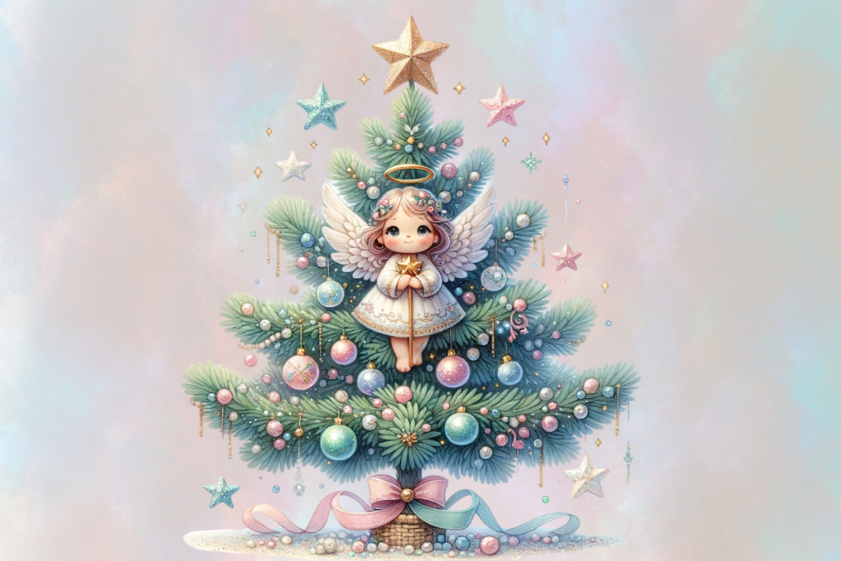 Christmas Little Angel Clipart, an Object Graphic by Agnesagraphic (ID 95) (Photo 3 of 6)