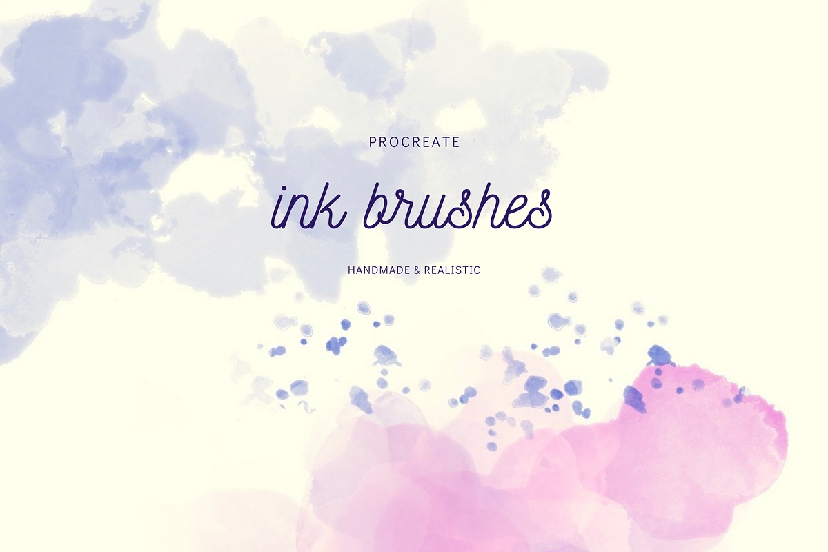 procreate ink brushes, a Brush Add-On by dxxb studio (Photo 1 of 7)