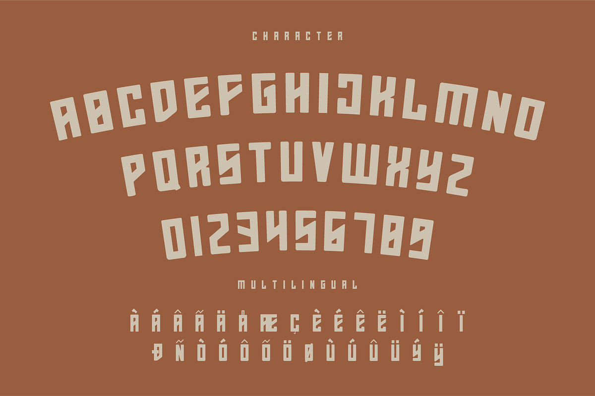 OLDMAIL - Retro Display Font, a Font by Rightwheels (Photo 2 of 10)