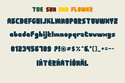 The Sun and Flower | Unique Font, a Sans Serif Font by Tigadestd Type (Thumbnail 5 of 7)