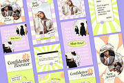 Y2K Fashion Sale Instagram Pack, a Social Media Template by graphicook (Thumbnail 2 of 6)