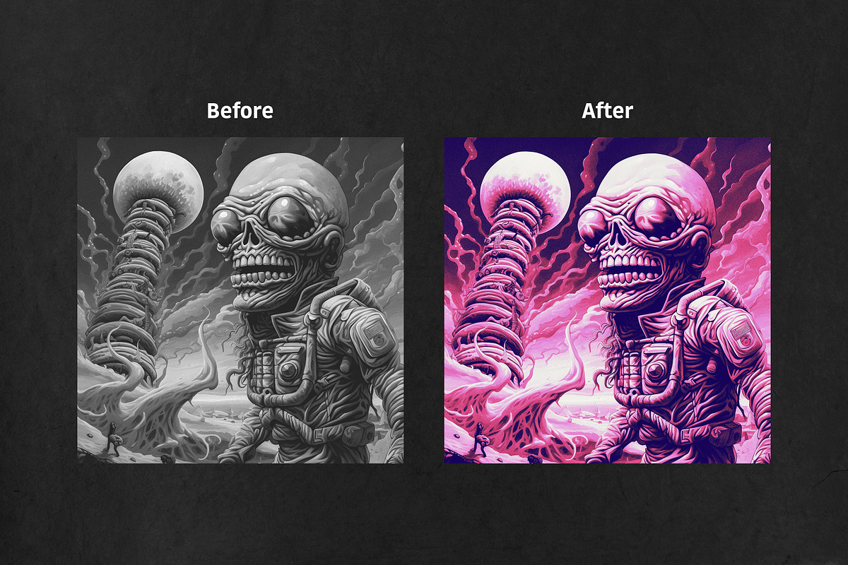 Recolor Artwork / Picture Effect, a Preset Add-On by B/B STUDIO (Photo 7 of 11)