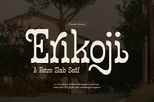 Erikoji | Retro Slab Serif
