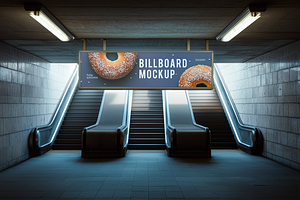 Subway Billboard Advertising Mockup, an Advertising Mockup by The Rose Project