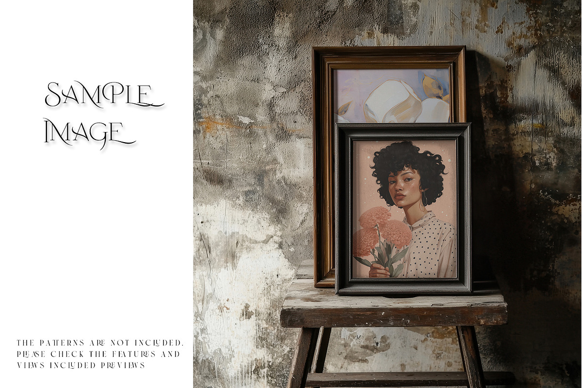 Vintage Frames PNG & PSD Mockups, a Product Mockup by mock-ups (Photo 5 of 10)