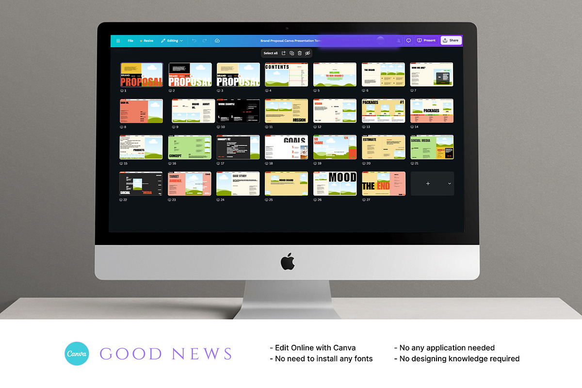 Brand Proposal Presentation Template, a Presentation Template by Studio Industry (Photo 8 of 10)