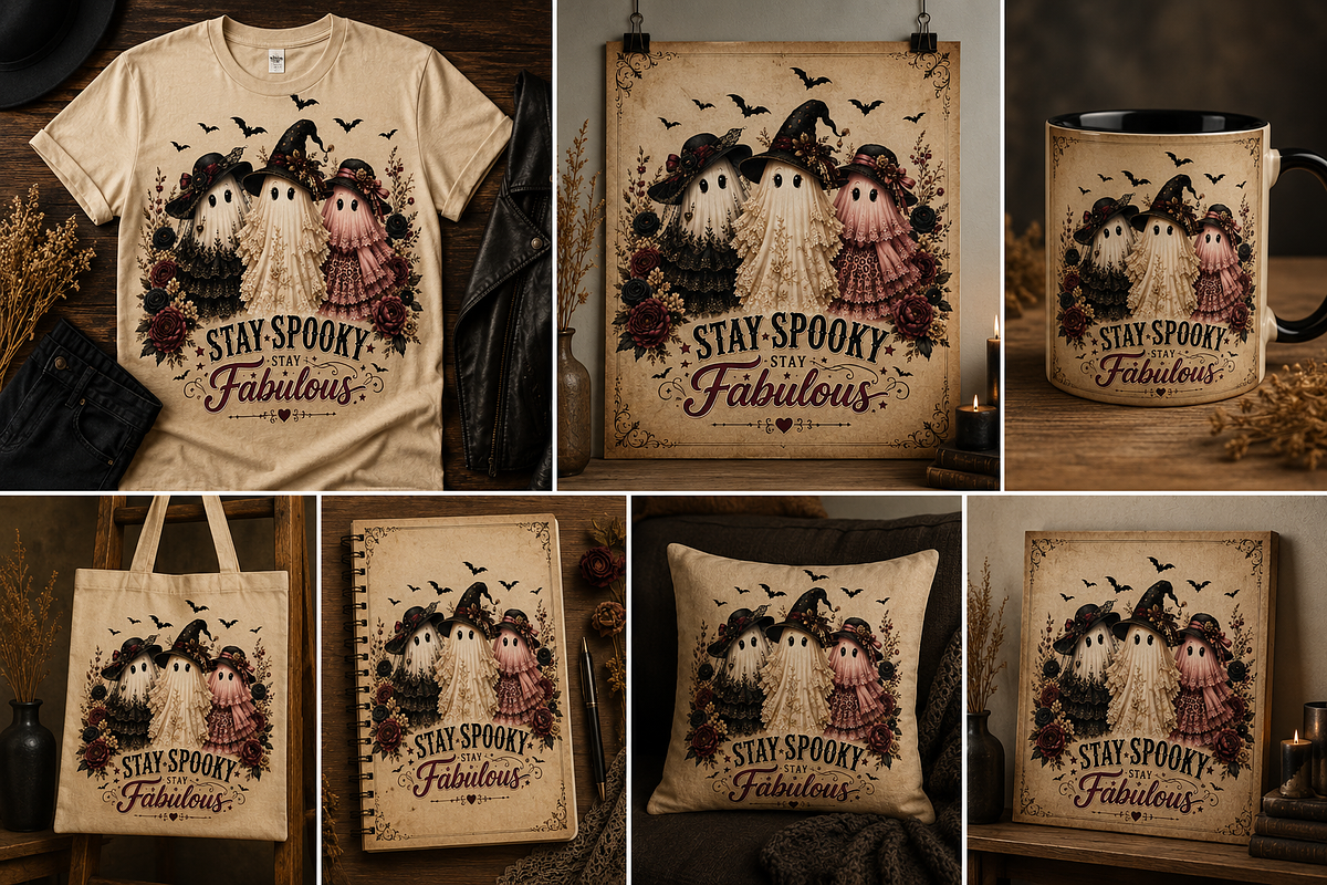 Dark Academia Halloween Png Bundle, an Object Graphic by Daisy Design (Photo 21 of 21)