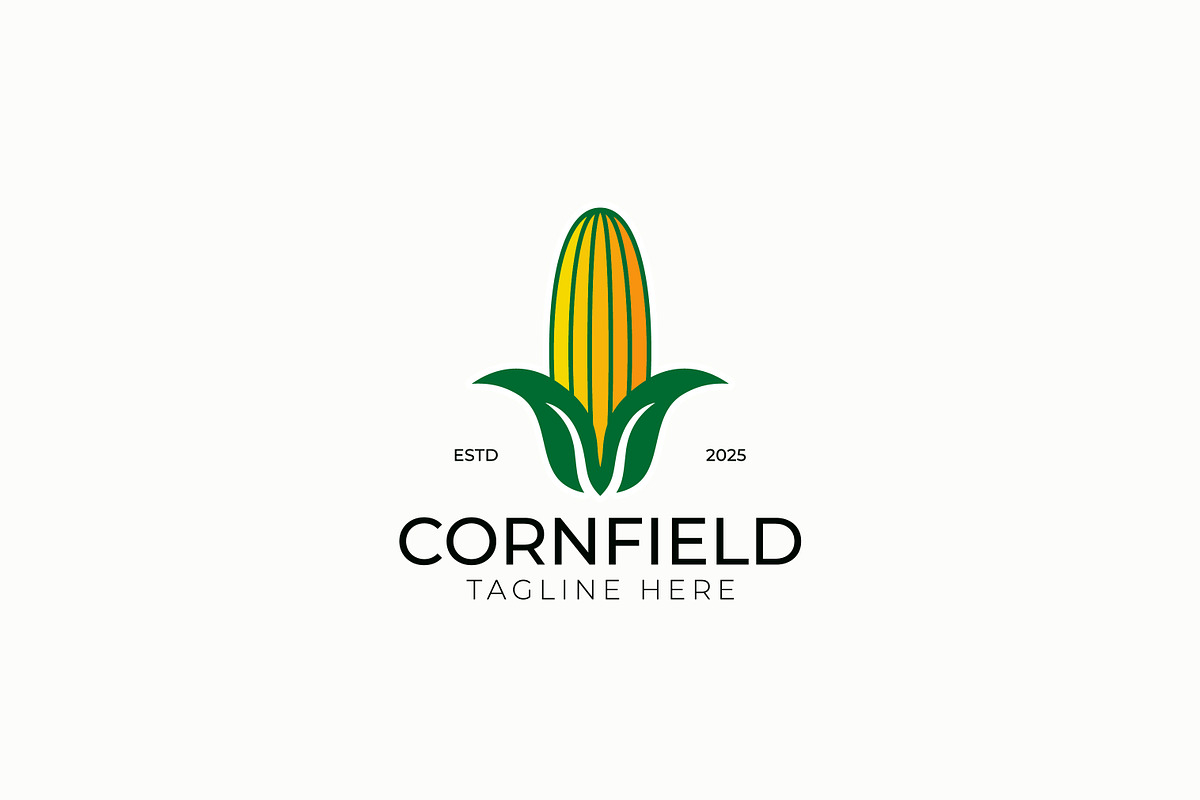 Cornfield Logo Corn Cob, a Branding & Logo Template by Signatoro (Photo 1 of 2)