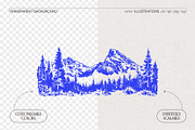 Mountain Landscape Illustrations, an Empty State Illustration by TheMountBirdStudio (Thumbnail 2 of 15)