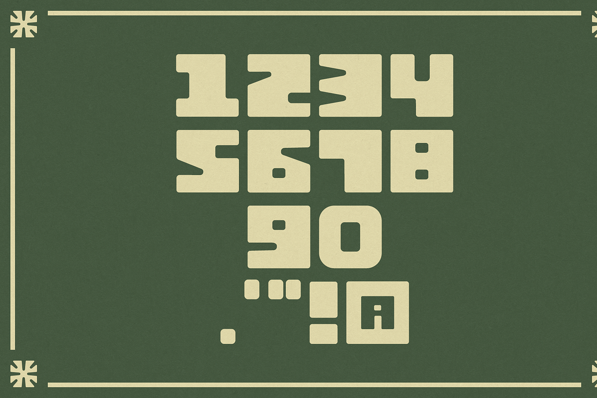 Blockhead Typeface, a Font by EllisDesignCo. (Photo 3 of 3)