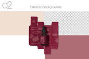 Amber Dropper Bottle with Box Mockup, a Packaging Mockup by Sheikhadesign (Thumbnail 3 of 12)
