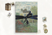 Claude Monet Vellum for Invites, a Stationery Template by SilverJoyAtelier (Thumbnail 1 of 2)