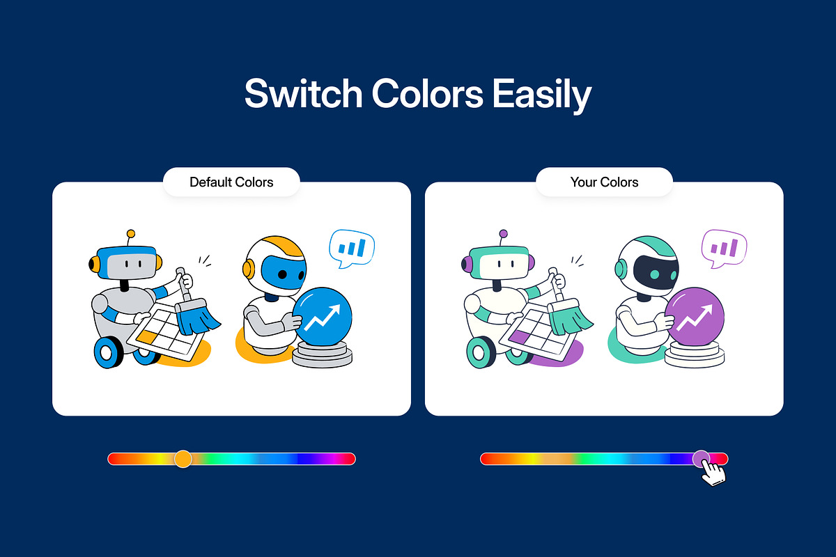 99 AI Flat Illustrations, a Technology Illustration by Vectors Market (Photo 3 of 11)