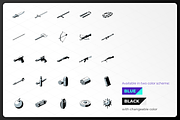 Icometric - Weapon Icons, a Duotone Icon by oelhoem (Thumbnail 3 of 3)