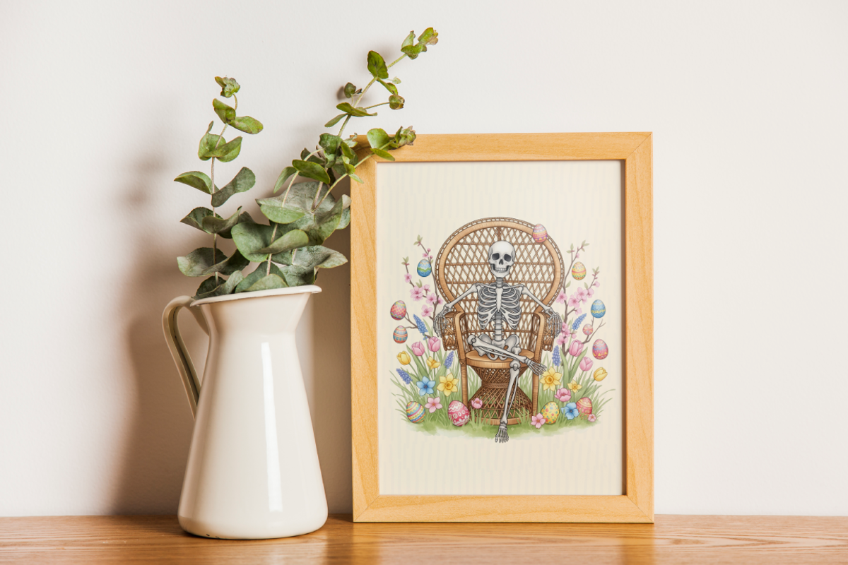 Skeleton Easter PNG Clipart Spooky., an Object Illustration by KennedyStudio (Photo 5 of 5)
