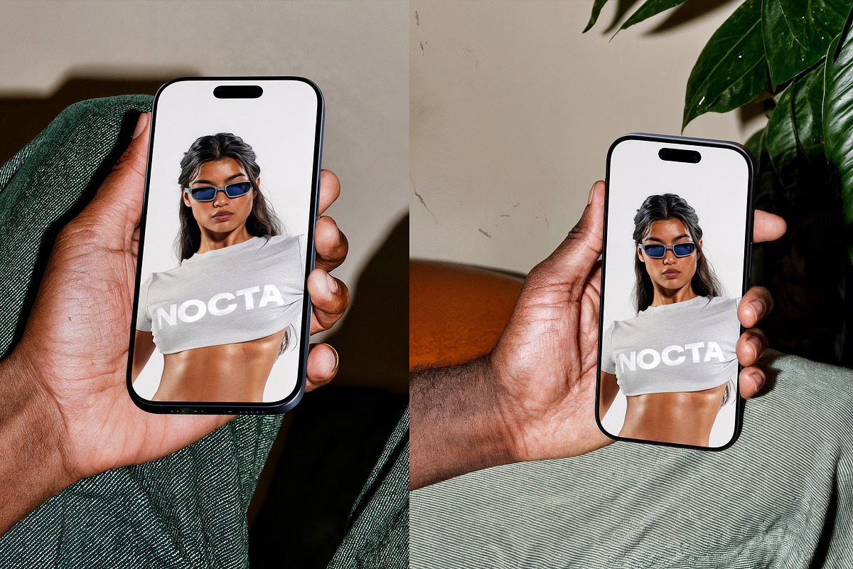 Smartphone Mockup Collection NC-33, a Device Mockup by NOCTA SUPPLY (Photo 2 of 4)