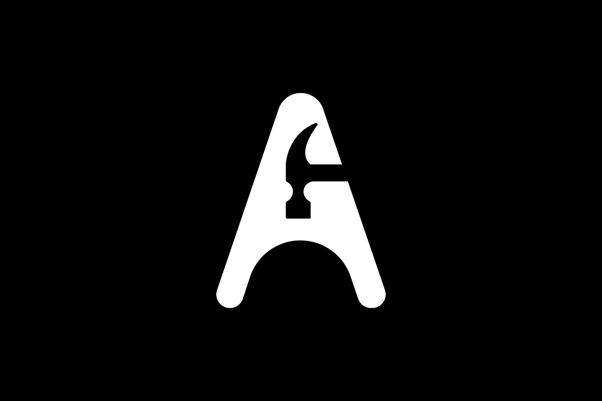 Letter A Hammer Logo, a Branding & Logo Template by Salman Shop (Photo 1 of 2)