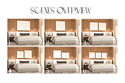 Bundle - Cozy Bedroom Frame Mockup, an Advertising Mockup by N digital designs (Thumbnail 8 of 8)