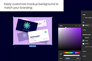 3d Business Card Mockups for Figma, a Business Card Template by themelaunch (Thumbnail 3 of 3)