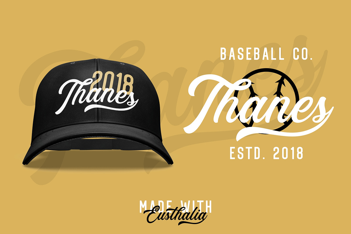 Eusthalia Typeface Family (6 Fonts) preview 8