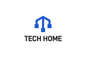 Home Technology Logo Design Inspirat, a Branding & Logo Template by yanuart